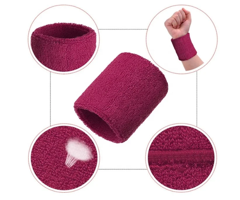Outdoor Sports Elastic Fabric Wrist Support Protector Sweat Band