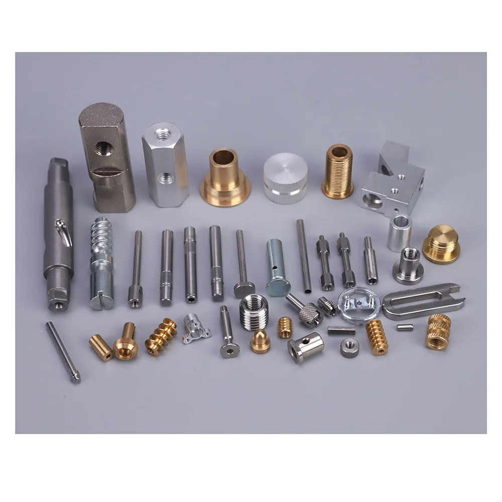 OEM CNC Machining Parts High Precision brass Lathe parts customized Precision Small Metal cnc turning parts