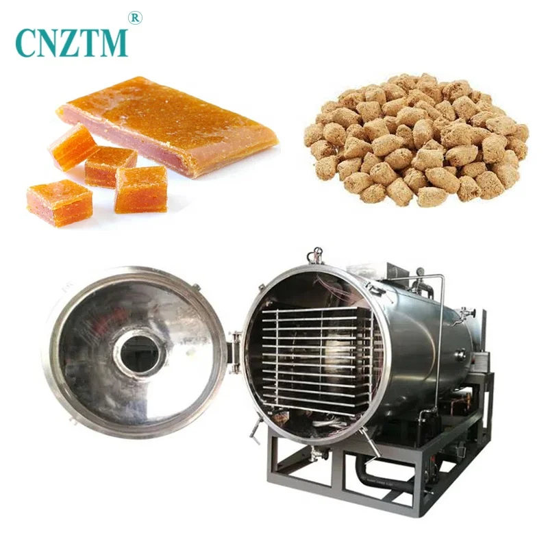 Programmable freezing dryer tunnel automatic dried meat food making machinery insect 200 250 kg vacuum freeze drying machine