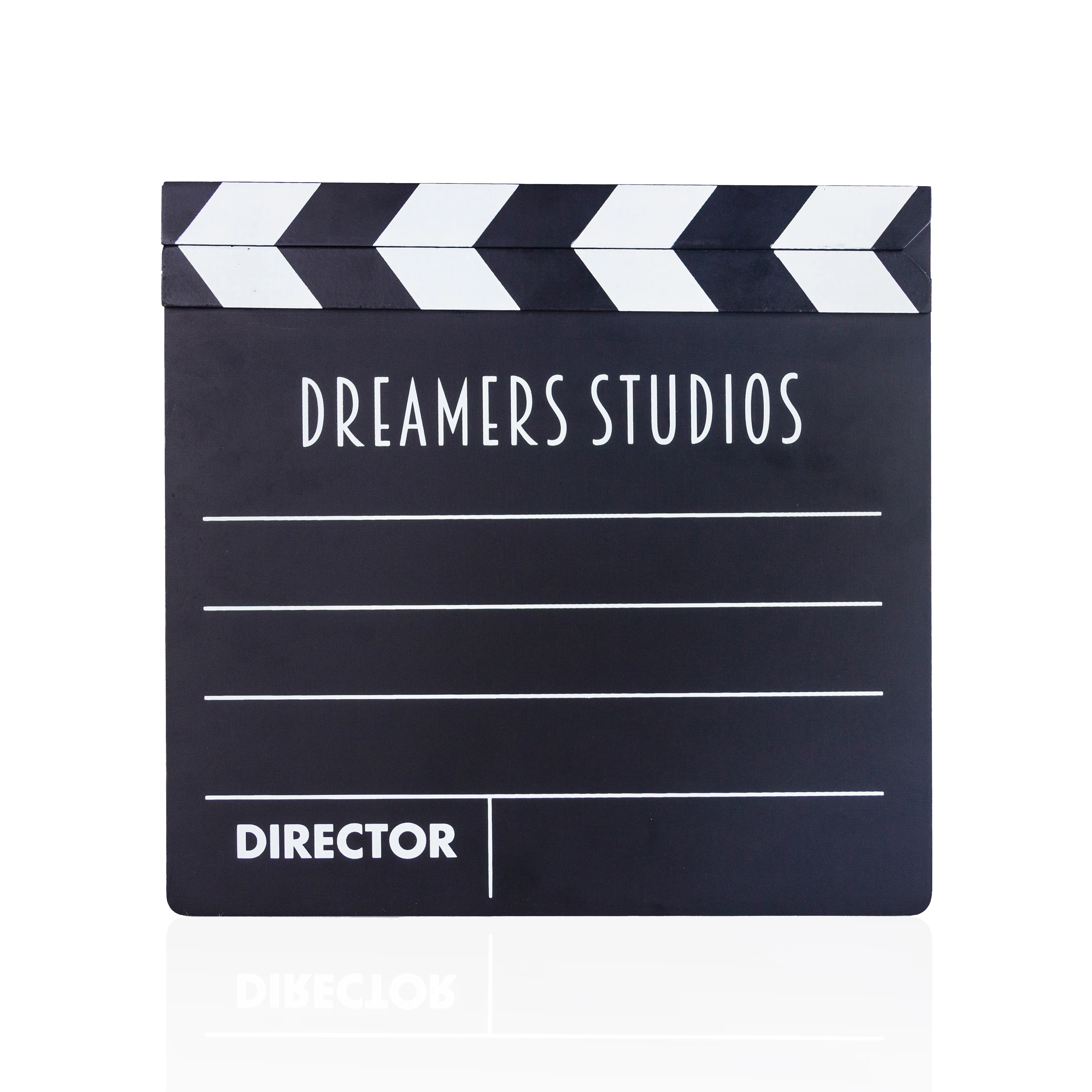 Wholesale clapperboard shaped wood wooden blackboard black board