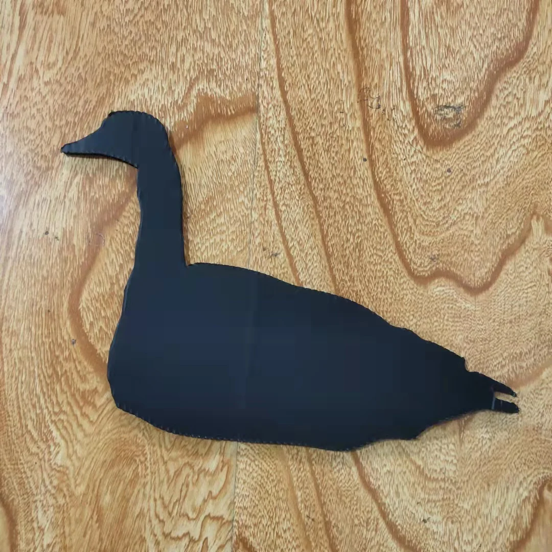 White Snow Goose Decoy Head Windsock Fiber Stick Garden Decoration Realistic Plastic Duck Hunting Decoy Garden Decor