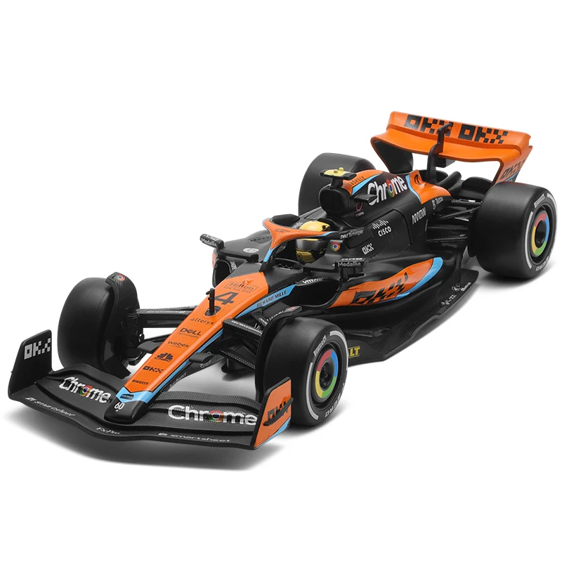 1/24 McLaren Formula One MCL60 Racing Alloy Model Car High Simulation Design Exquisite Collection Display Birthday Gift