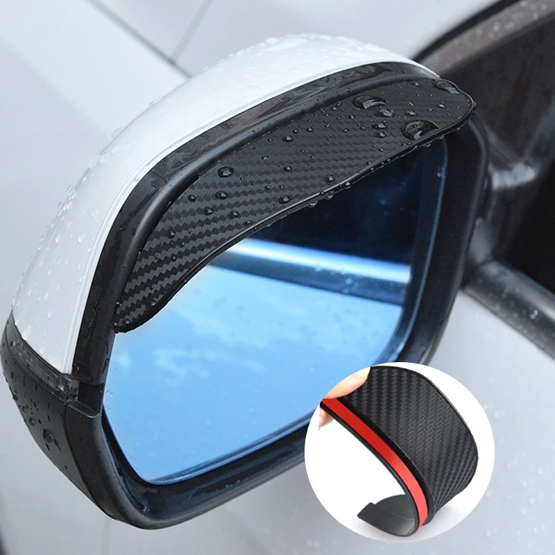 Hot Product Auto Mirror Rain Shield Shade Cover Universal Rearview Mirror Rain Cover Plate Car Back Rain Eyebrow Cover