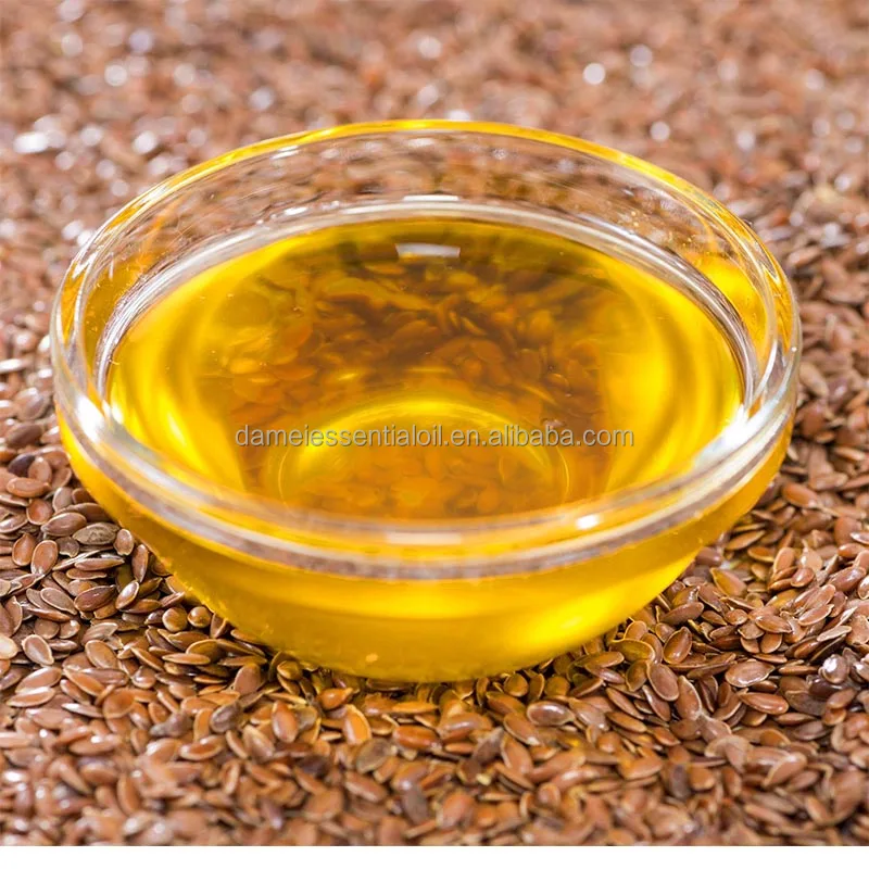 Manufacturer Supply Wholesale Bulk Price Linseed Oil Oem Private Label 100% Pure Organic Cold Pressed Flaxseed Oil