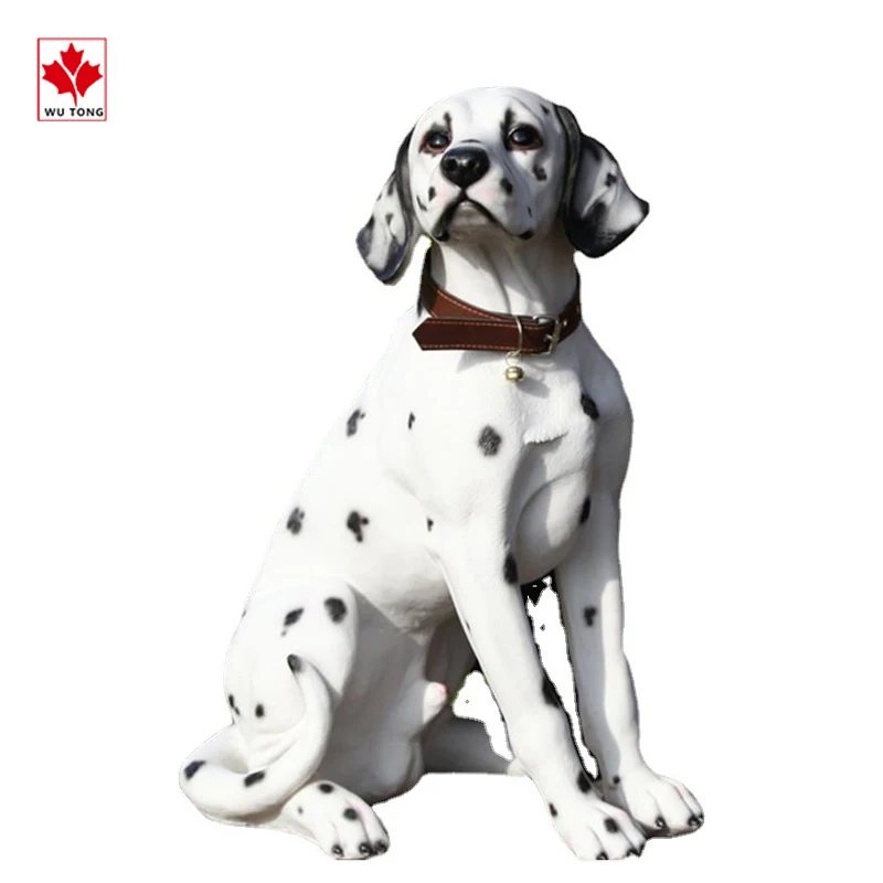 Realistic Dog Statue Custom Animal Figurine Home Decoration