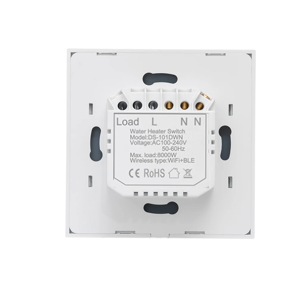 WiFi Smart Boiler Switch Water Heater Smart Touch Switch 40A Tuya EU UK US AU App Control Timer Voice Siri Alexa Google Home