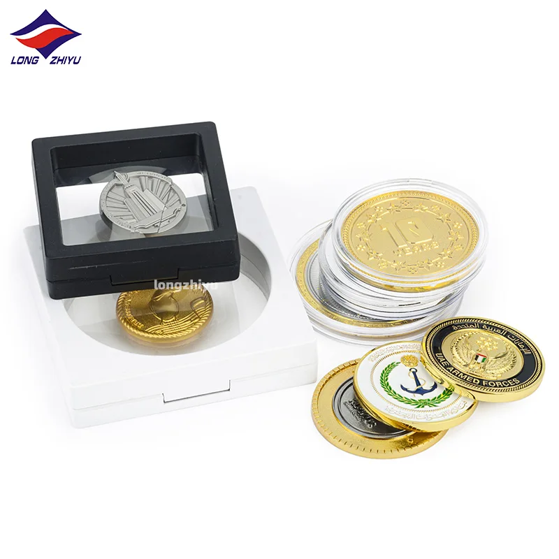 Longzhiyu custom metal souvenir coins maker  wholesale customizable masonic coins in antique brass