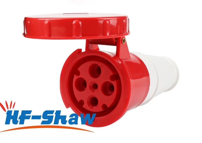 (High Quality)63A/125A IP67 Outdoor 3 Pins/5Pins Waterproof Industry Socket And Plug explosion proof  with alexa and google