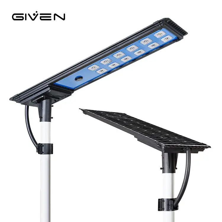 Wholesale Outdoor Aluminum Commercial IP66 Waterproof Integrated All In One Farola Solar Road Light