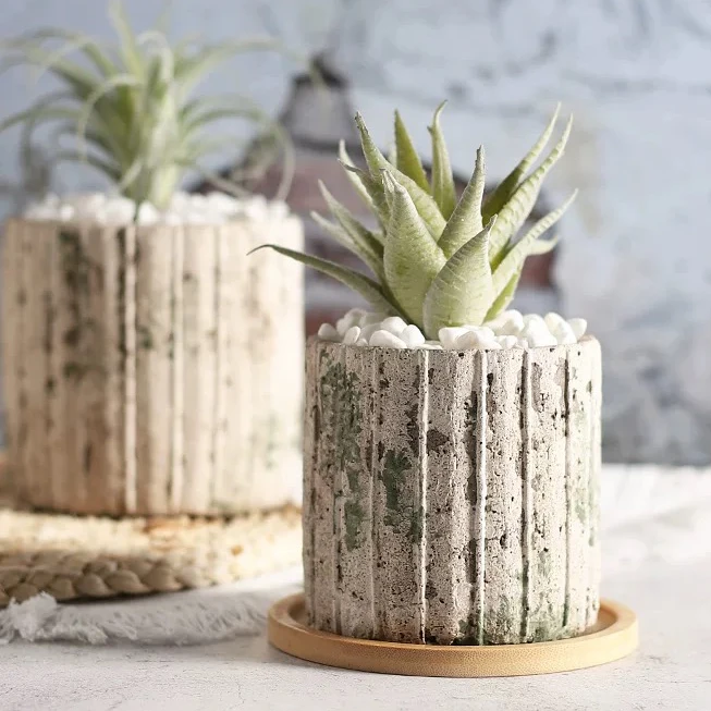 Retro vintage nordic handmade rustic pottery home antique garden decor ceramic terracotta flower pots.JPG