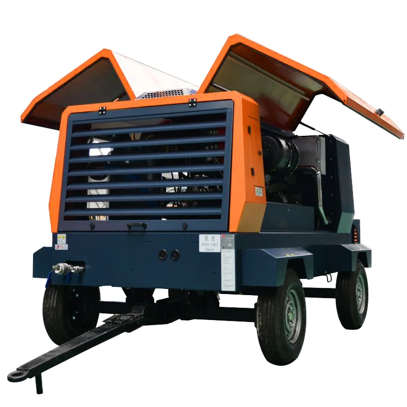 APCOM Heavy Duty Aircompressors 1130 cfm Screw & Portable Diesel Engine Driven OR Electric 1130cfm Oil Free 185kw Air Compressor