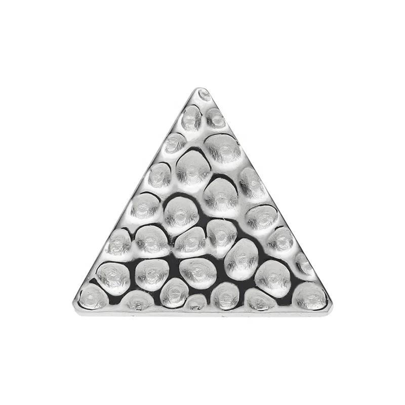 Giometal ASTM F136 Titanium Threadless and Hinged Rings Hammered Cluster End Daith Helix Piercing Earrings Nose Body Jewelry