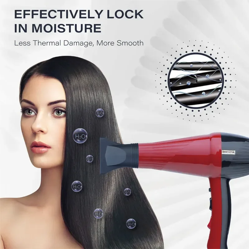 Factory Custom LOGO 2400 W AC Motor Wall Mount Electric Salon Ionic Hair Dryer Super Blow dryer professional salon hairdryer