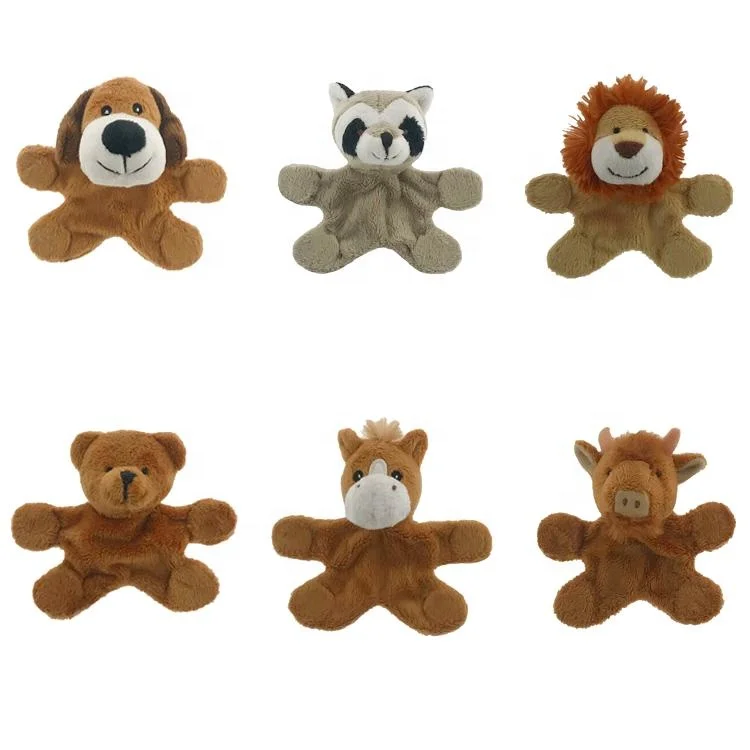 GK cute free sample stuffed magnet plush bear magnetic plush toys animal fridge magnet for promotional gift