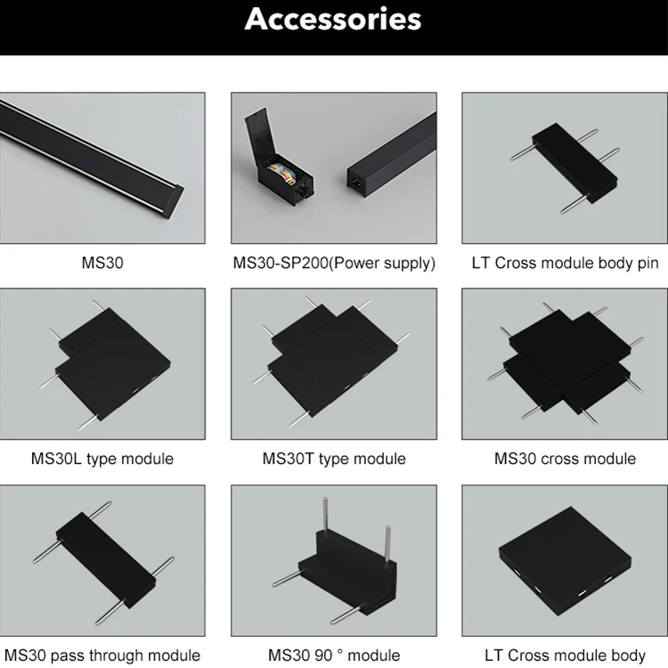 DGLUX High Quality Magnetic LED Track Rail System 48V Aluminum Magnetic Track Light Profile