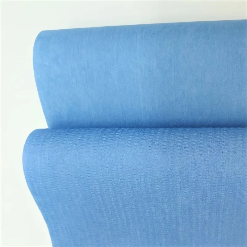 Woodpulp Biodegradable spunlace non woven fabric roll for industrial cleaning cloth