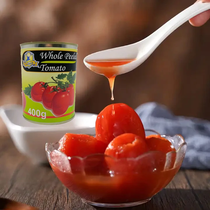 canned for tomato juice and packed in restaurant and supermarket tin whole peeled tomatoes