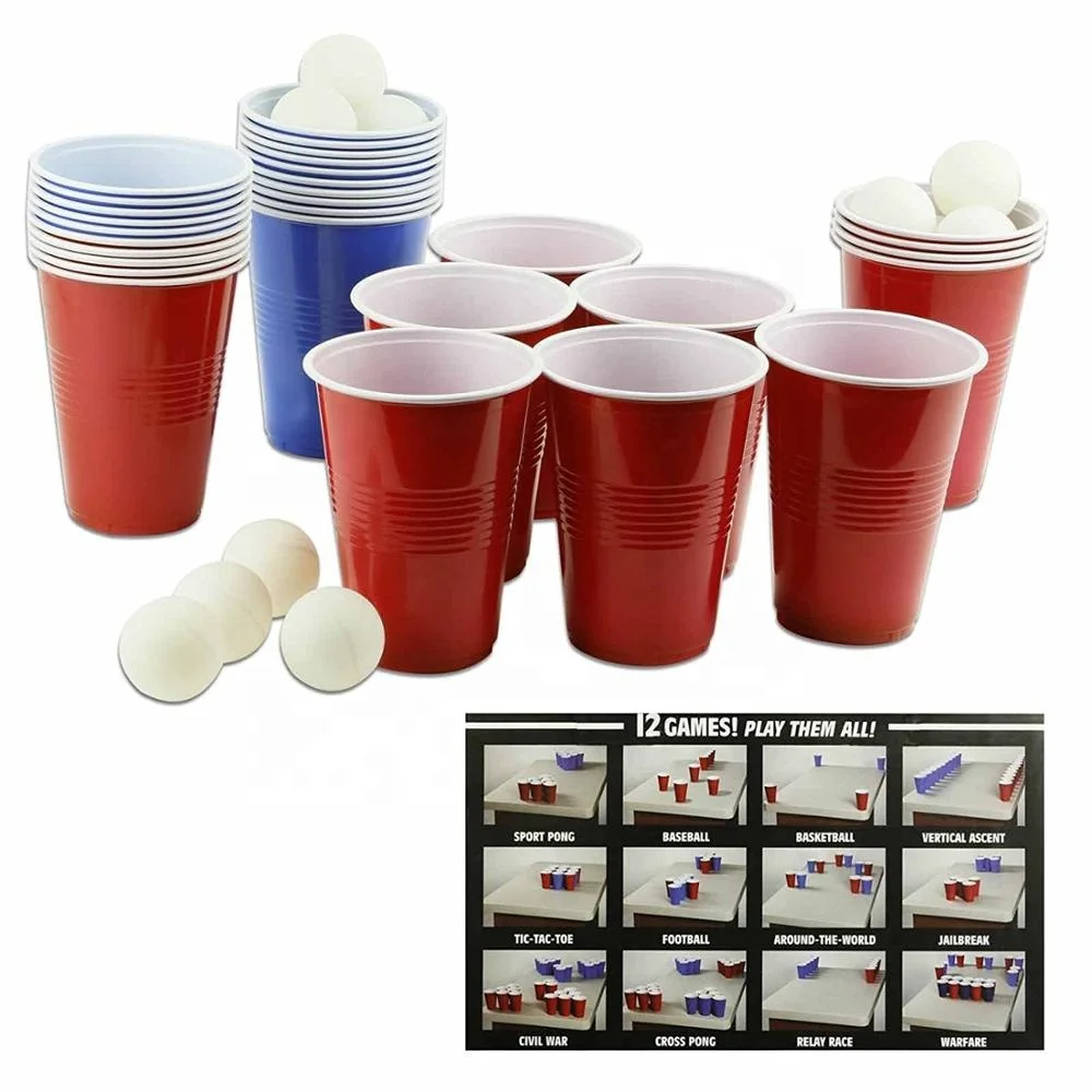 Food Safe Cheap Price PP 16OZ Plastic Disposable Cups Red Cups