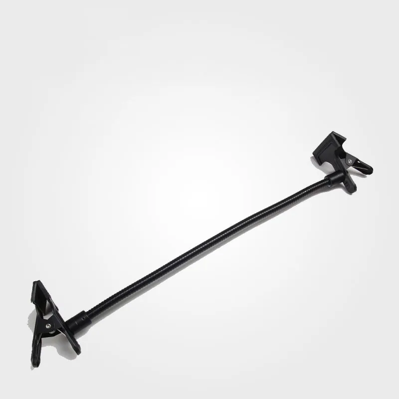 50cm Flexible Magic Arm with 2 Strong Iron Background Holder Clamp Reflector Paper Clip Camera Photo Studio