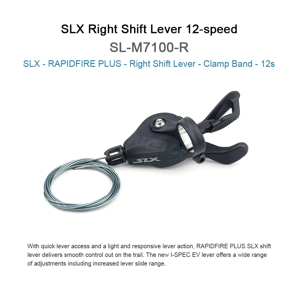 SHIMANO SMN SL-M7100-R SLX Right Shift Lever 1X12 Speed  Rear Derailleur RD-M7100-SGS 12V Mountain Bike Transmission K7 MTB Kit