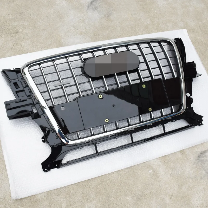 Подходит для 08-12 Audi Q5 комплект корпуса SQ5 обновленная Модифицированная хромированная решетка бампера из АБС-пластика