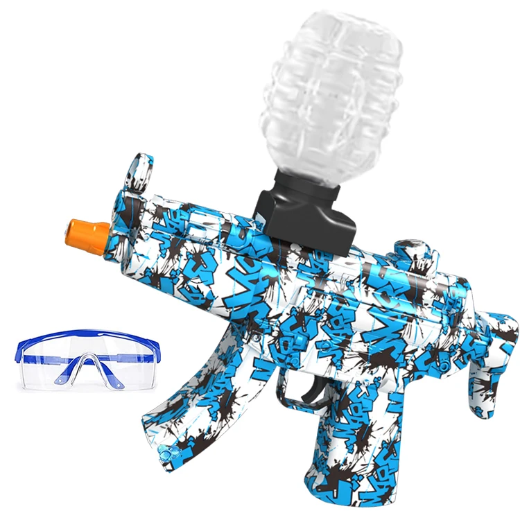 2024 New Full Auto Splatter Blasters with 1000 Bullets AK Ejection Shooting Gun Toys Electric Blaster Gun