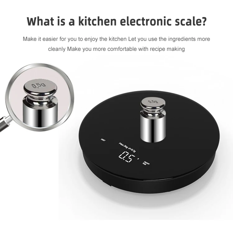 2022 New Design Led Display Screen Electronic Weight Kitchen Scales Digital Kitchen Scale Coffee Scale