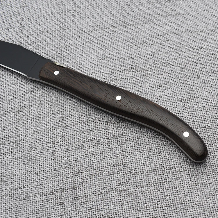 Hot sale france laguiole handle stainless steel 6pcs steak knife set flatware set cutlery set for dinner