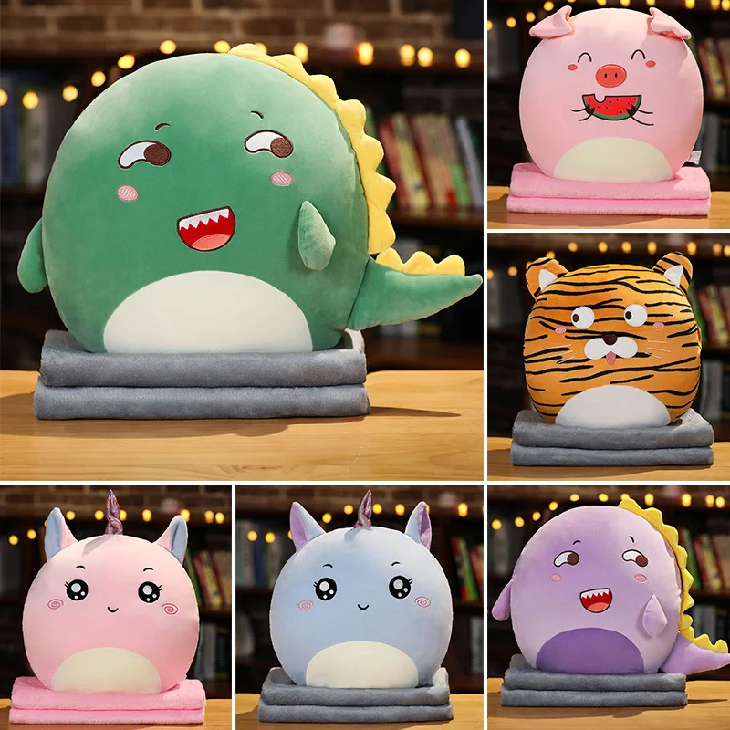 Super Soft Squishy Pillows Plush Toy Tiger Pig Unicorned Stuffed Animals 16 Inch Toys