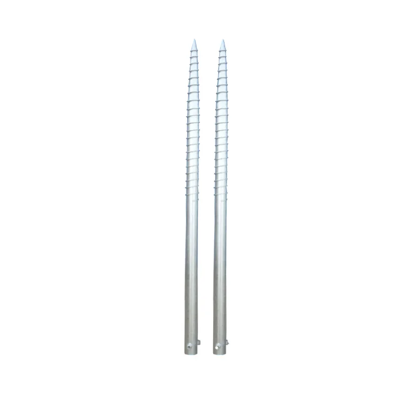 Galvanized Steel Solar Panel foundation Ground Pile Earth Screw Anchor