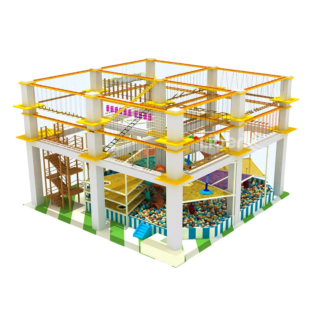 cheap kids indoor playground park jungle sport rope adventure play equipment