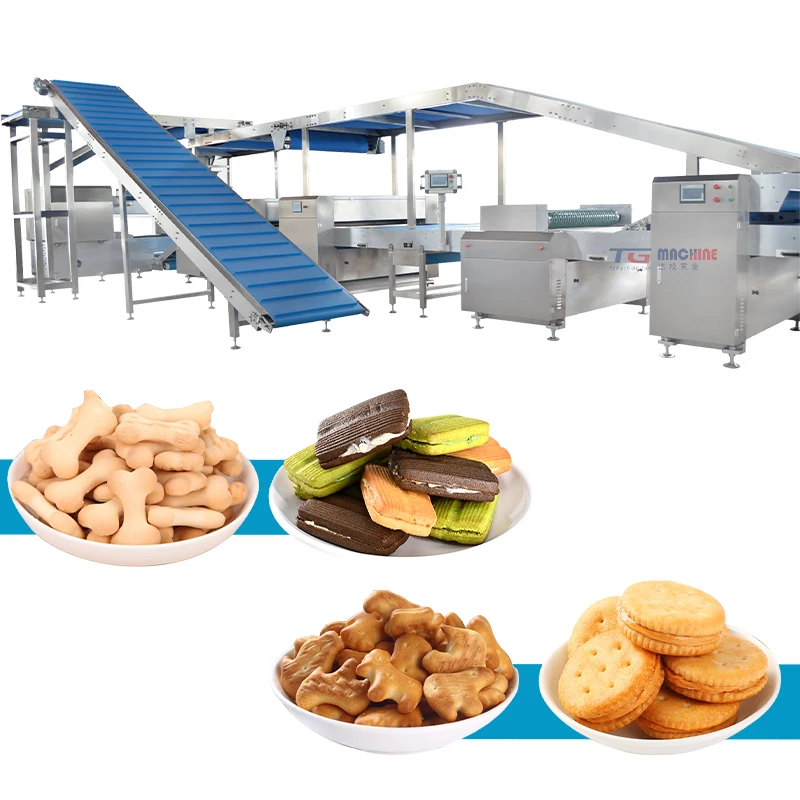 mini industry cookies making machine hard biscuit production line soft biscuit processing equipment