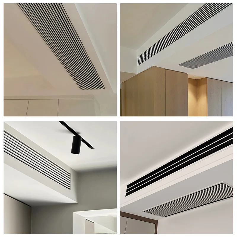 High quality Cheap Aluminum Grill Linear Bar Grille aire viento for House Hvac System Air conditioning