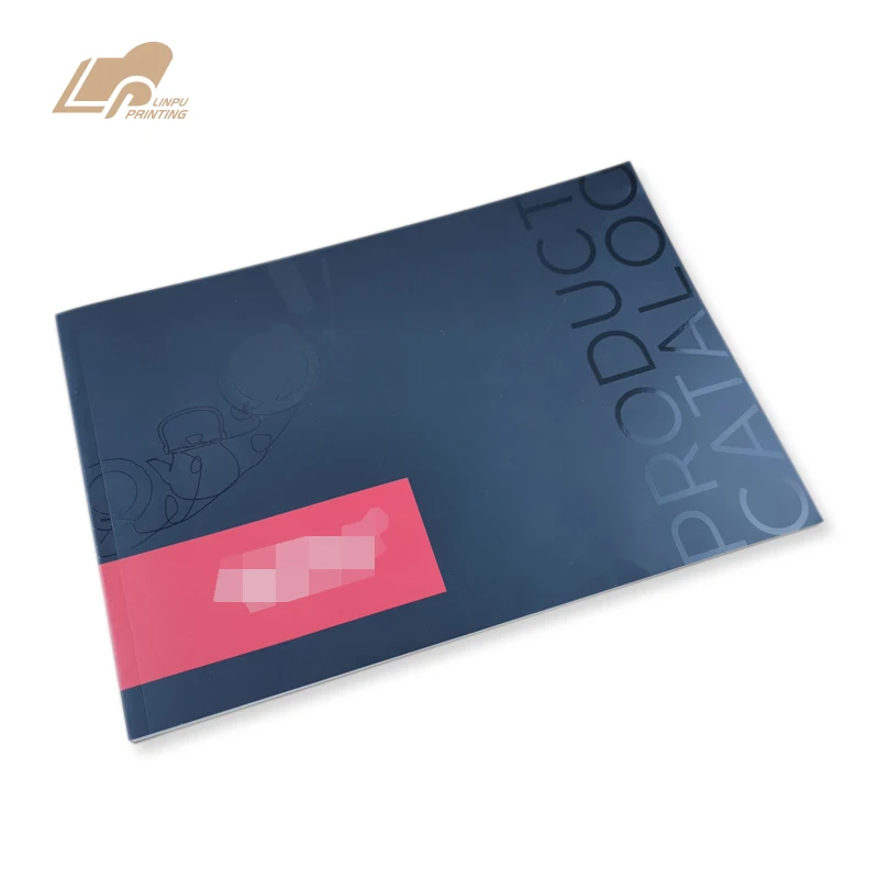 Полноцветный каталог, печать рекламных магазинов на заказ с ламинированным точечным УФ-покрытием