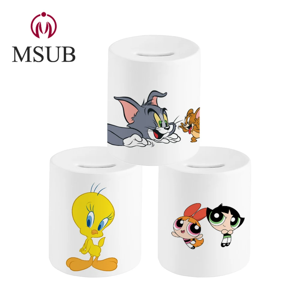 
Dye sublimation supplies blank 11oz money box sublimation ceramic money box 