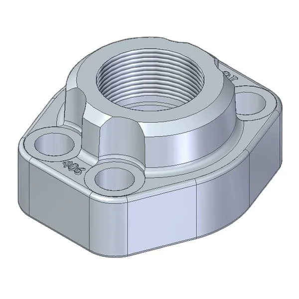 Высококачественная итальянская нержавеющая сталь Inox резьбовой фланец для масляных гидравлических систем на экспорт