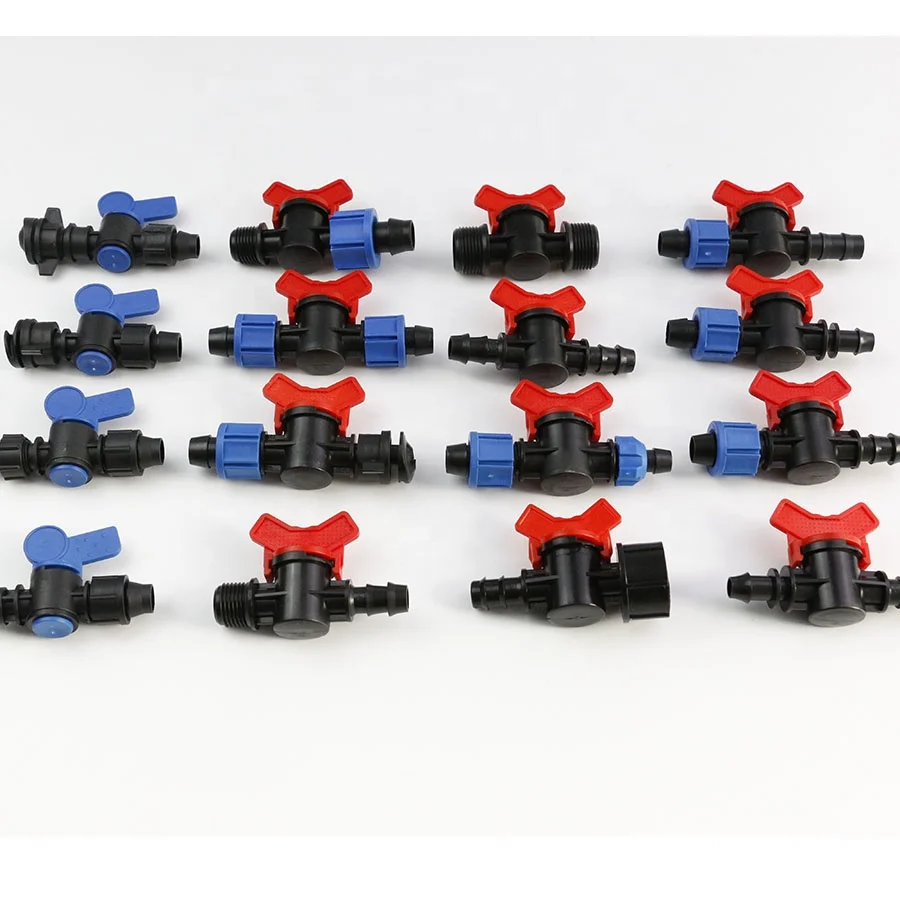 Farm Irrigation System 16mm Drip Irrigation Control Valve for Tape and Pipe