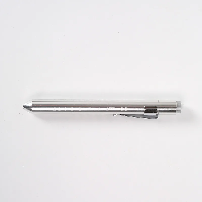 Mini Medical Aluminum Alloy Penlight Doctor Nurse LED Pupil Gauge Pen Flashlight Visual Acuity Examination Apparatus