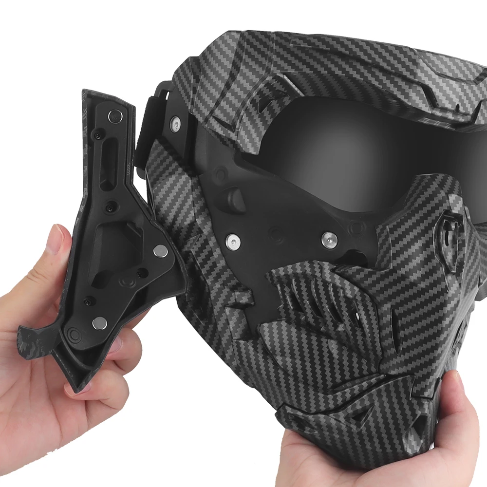 WOSPORT Multiple Color Doomsday Mask Set Magnetic Adsorption Mask Outdoor Halloween Party Mask For Hunting Accessories