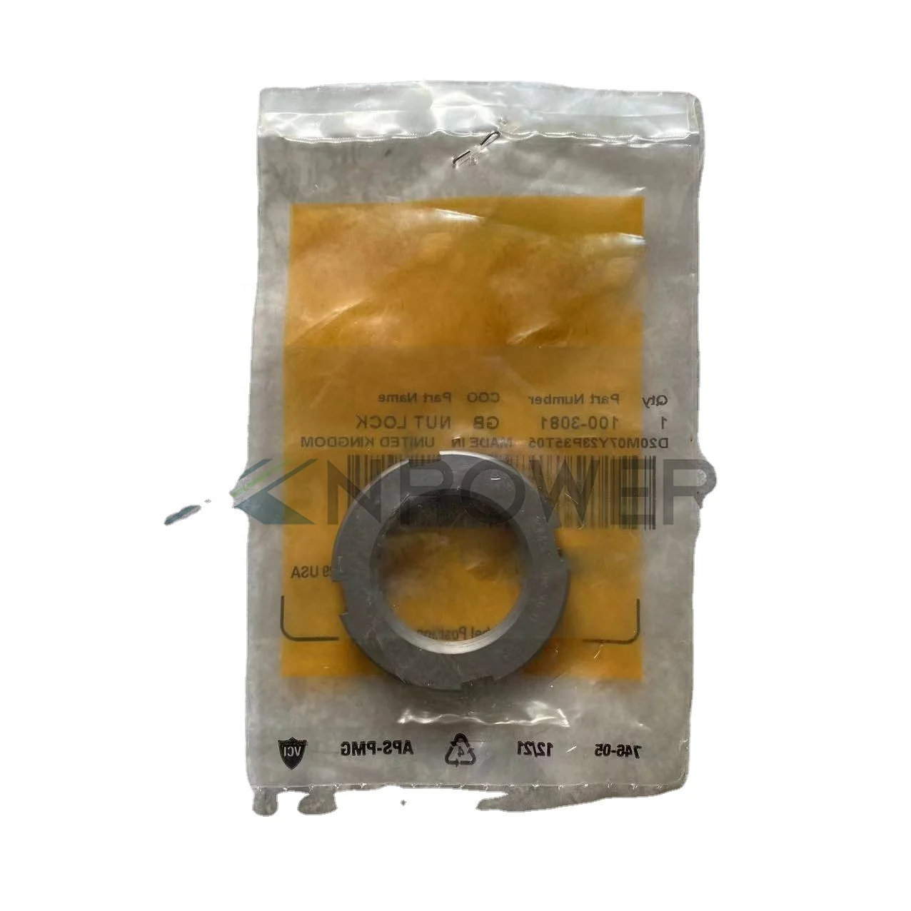 Excavator Spare Parts 100-3081 Engine 3408 3412 NUT LOCK 1003081 for Caterpillar