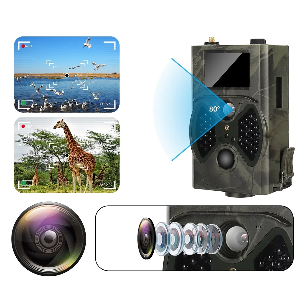 Hunting Camera HC-300M 16MP 940nm Night Vision Trail Camera 2G MMS Cam GSM GPRS Photo Traps Wildlife Outdoor Cameras