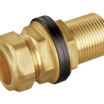 customized brass water tank connector compression fittings
