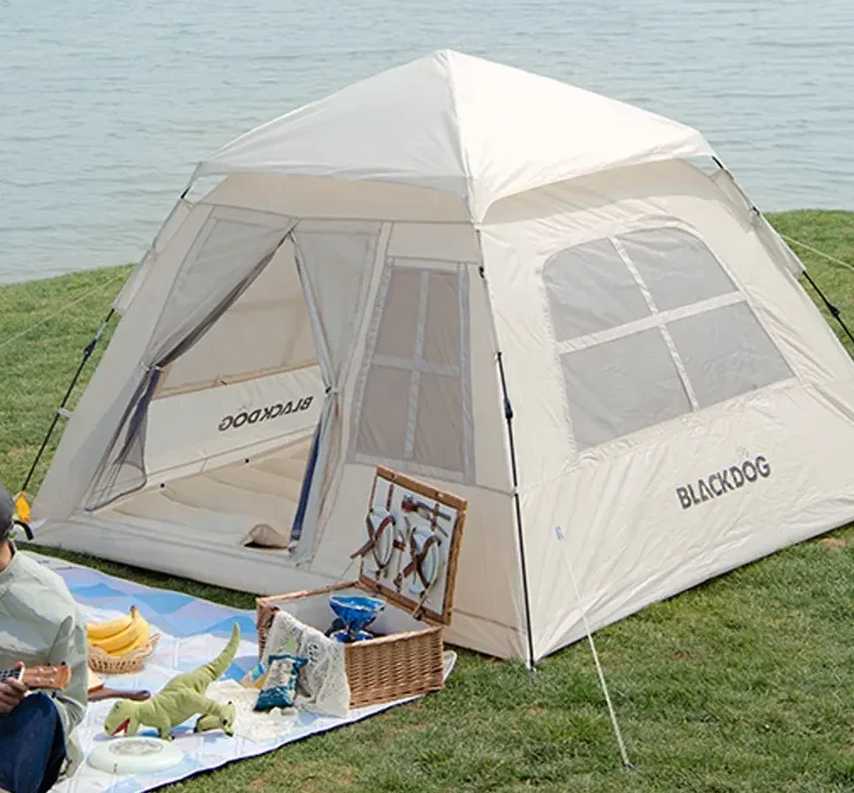 Blackdog outdoor vinyl tent camping portable gear camping thickened against heavy rain