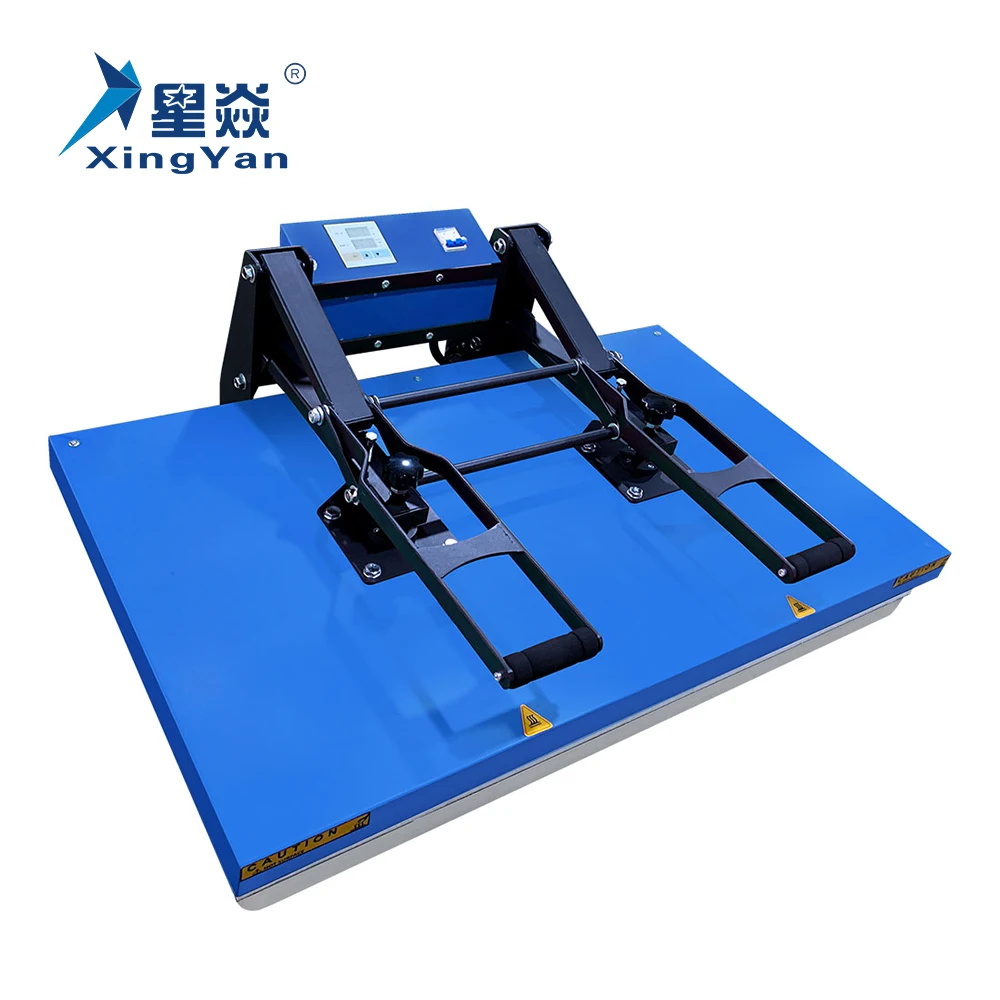 Xingyan Wholesale 60*80cm Large Format Manual Heat Press Machine For T-shirt Clothes