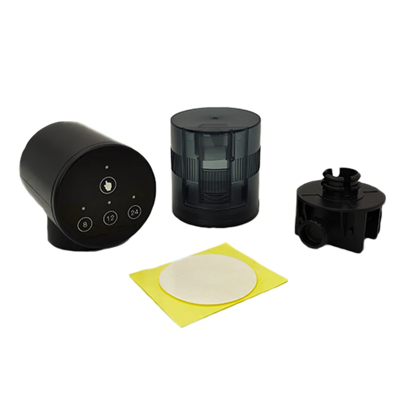 Factory Direct 200ml Capacity Super Mute Dry Battery Fish Feeder for Fish Turtle Feeding