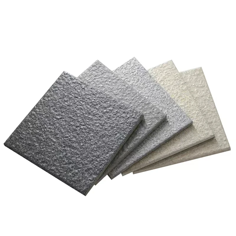 Черный темно-серый гранит пол грубая плитка на открытом воздухе Крытый