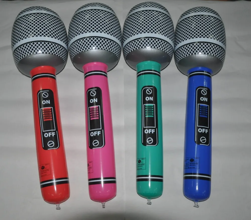 Wholesale PVC giant inflatable instruments Uppblasbar microphone