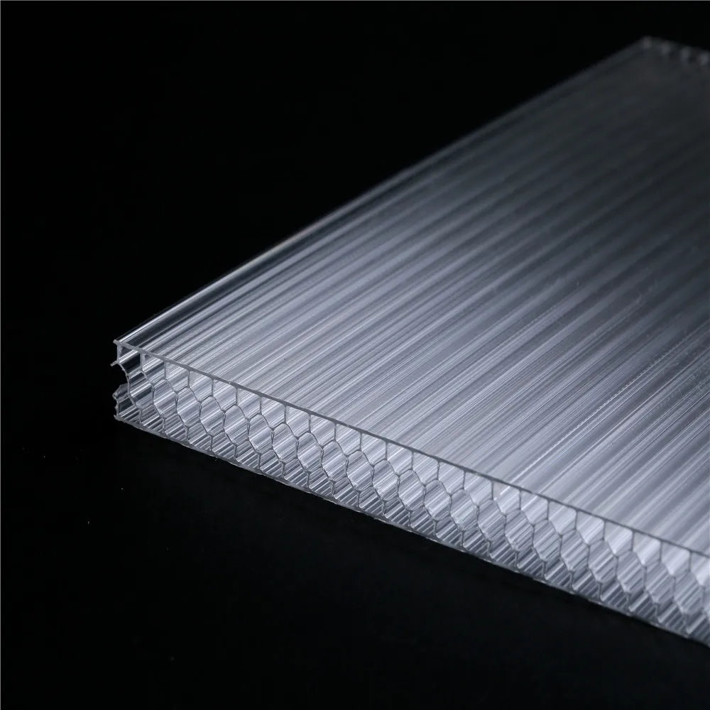 Transparent 12mm multiwall polycarbonate sheet