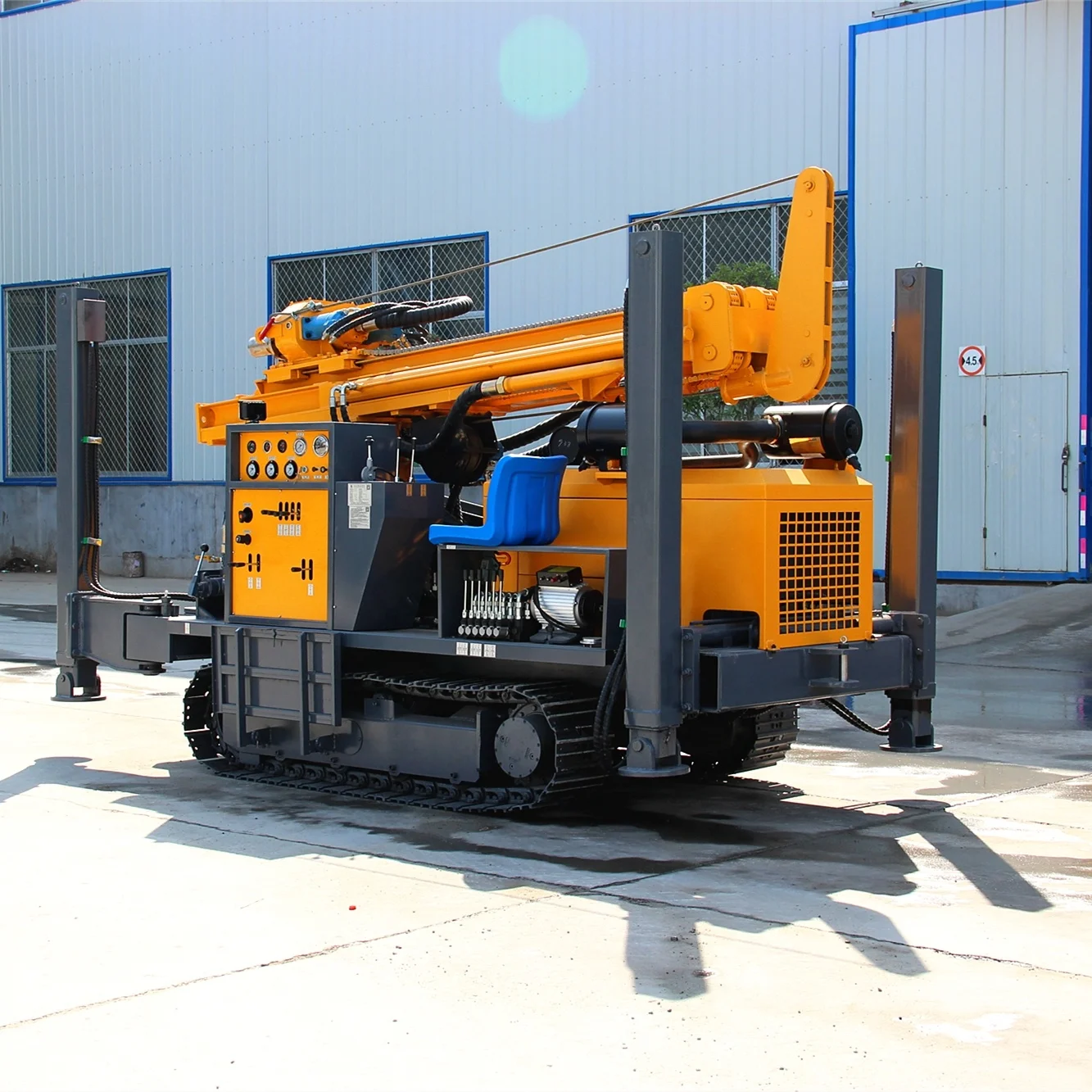 200m 300m 400m 500m 600m 700m  800m 1000m DTH Crawler underground Water Well Drilling Machine Blasting Hole Drill Rig