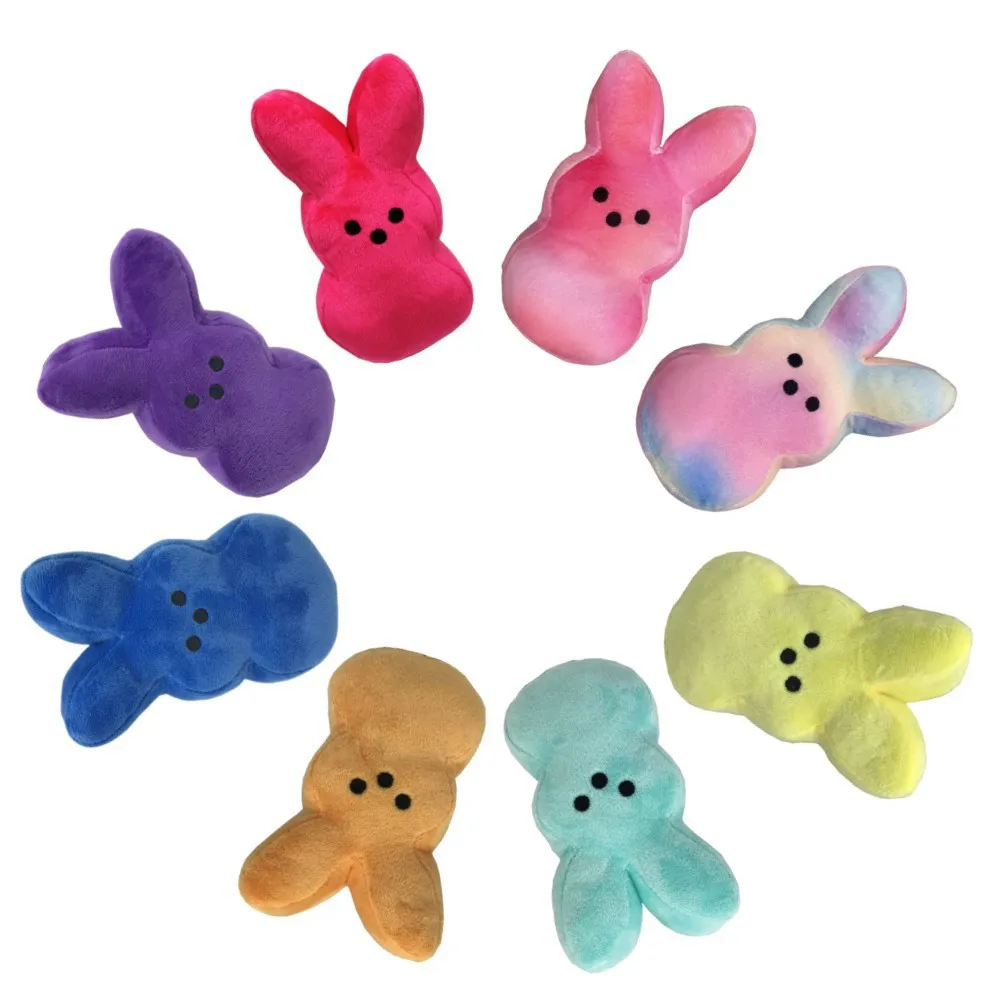 Peeps Doll Easter Bunny Peeps Plush Toys Easter Bunny Peeps Stuffed Toys  Stuffed Animal Doll for Kids Soft Pillow Toy